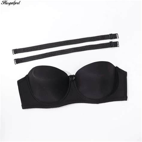 Plusgalpret Large Size Underwear Sexy Women Lingerie Padded C Cup Bra Intimates Female
