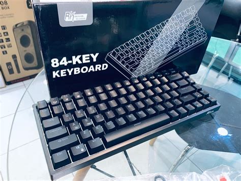 Royal Kludge Rk Rgb Hot Swap Black Keyboard Red Switch Tri Mode Bluetooth Wired Ghz Rech