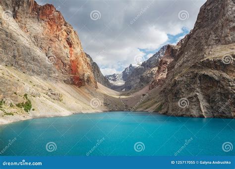 fann mountains lake stock image image  mountain breathtaking