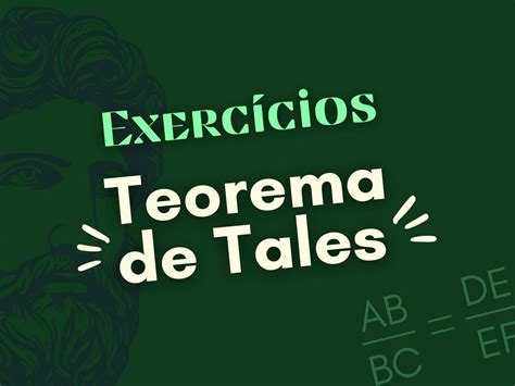 Teorema De Tales Exercicio