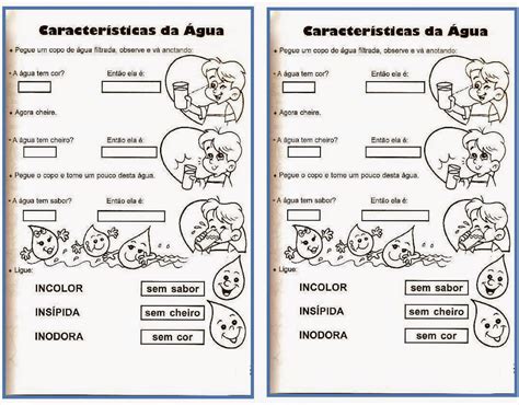 Ciclo Da Agua 5 Ano Atividades BRAINCP