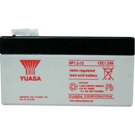 Yuasa NP1 2 12 Bater A 12V 1 2Ah Plomo AGM Recargable Para Uso