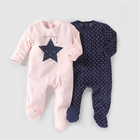 Pyjama Velours Lot De Mois Ans R Mini Baby Girl Outfits