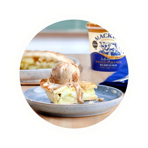 Salted Caramel Ice Cream Made With Real Dairy Mackies Of Scotland