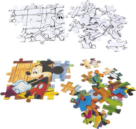 Lisciani Disney Mickey Df Supermaxi Puzzle Pezzi Per Bambini Da