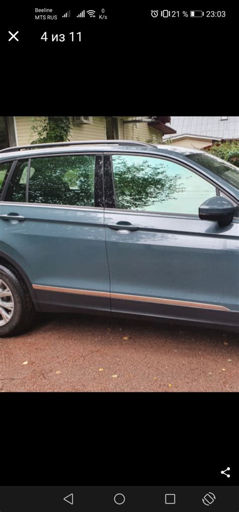 Как снять хромированные молдинги с дверей — Volkswagen Tiguan (2G), 2 л ...