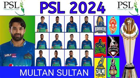 Psl Multan Sultan Full Squad Multan Sultan Squad For Psl