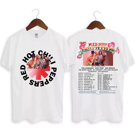 Red Hot Chili Peppers Tour 2023 Shirt Rhcp The Global Stadium Tour 2023 Shirt Walmart