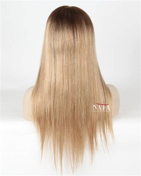 Blonde Ombre Full Lace Human Hair Wig Realistic Radiant Nafawigs