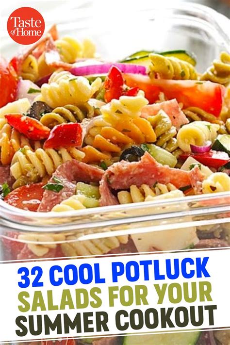 40 Potluck Salads For Your Summer Cookout Potluck Salad Potatoe