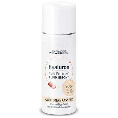 Medipharma Cosmetics Hyaluron Nude Perfection Fluid Get Nt Lsf Heller Hauttyp Ml Shop