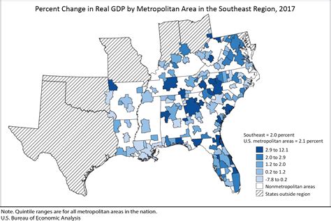 Highlights For Gdp By Metropolitan Area U S Bureau Of Economic