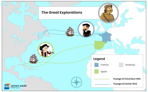 1534 To 1542 The Voyages Of Jacques Cartier Societies And Territories
