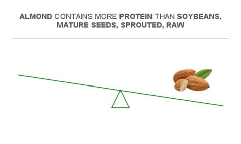 Compare Protein In Soybeans Mature Seeds Sprouted Raw To Protein In