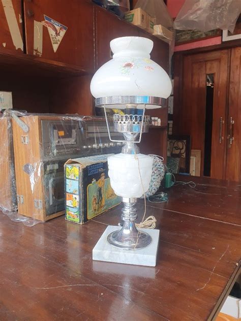 Lampu Meja Standing Italy Antik Antik Pajangan Di Carousell