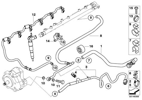 13537799869 BMW Suuttimien Ylivuotoletku M57N2 M57S OE Bemariosat Fi