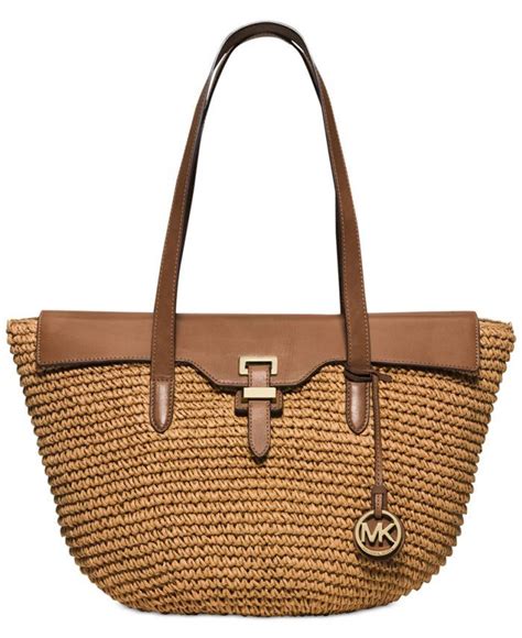 Michael Kors Naomi Medium Woven Straw Crossbody Artofit