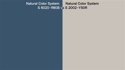 Natural Color System S 6020 R90b Vs S 2002 Y50r Side By Side Comparison