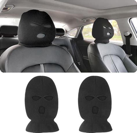 Amazon IHOTDER 2PCS Funny Headrest Covers For Cars Personalized