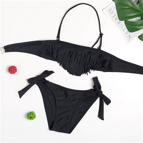 Bikini kvast badedragt til piger todelt børn pige Vicedeal