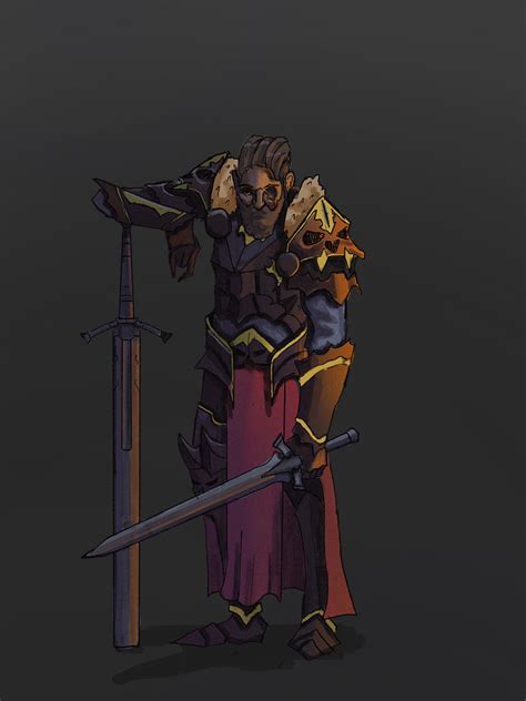 fighter character commission art oc rdnd