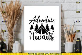 Adventure Awaits Svg Design Cut Files Graphic By Craftart Creative