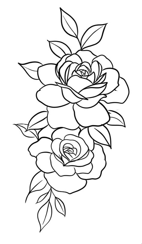 Pin By Tinkerbell On Different Pixxs Flower Drawing Tattoo Design