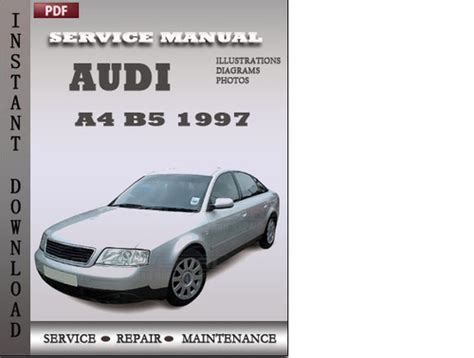 Audi A4 B5 1997 Factory Service Repair Manual Download Tradebit