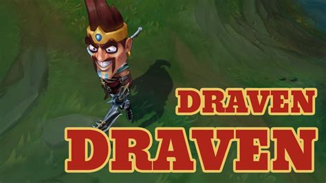 Lol Pbe New Skin Draven Draven Preview Video Dailymotion