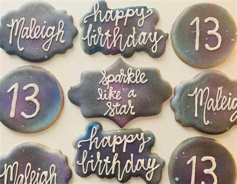 Euphoria Galaxy Birthday Cookies Birthday Cookies Cookies Birthday