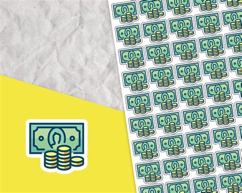 Money Tracking Stickers No Spend Stickers Pay Day Sticker Etsy