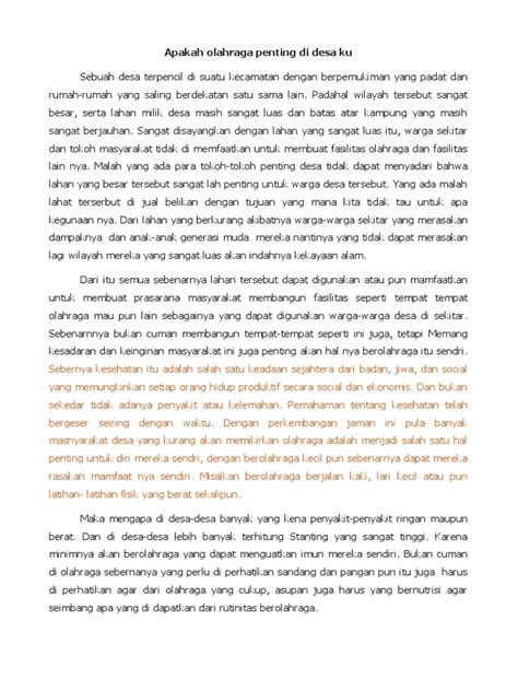 Kerangka Tulisan Dodi Pdf