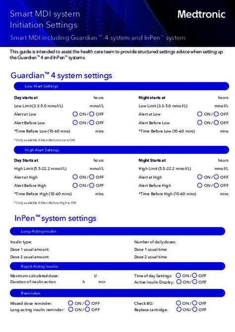 InPen GUIDES Medtronic HCP