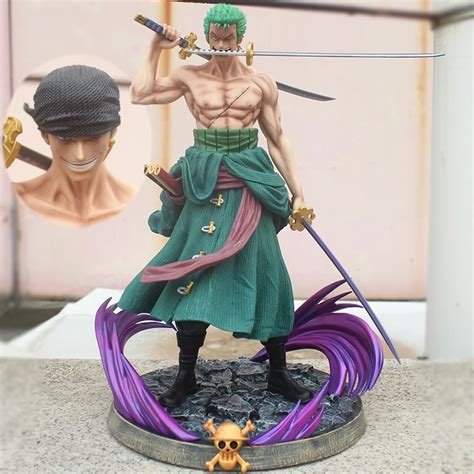 Anime One Piece Roronoa Zoro Gk Figurine Collection Model Statue Toy