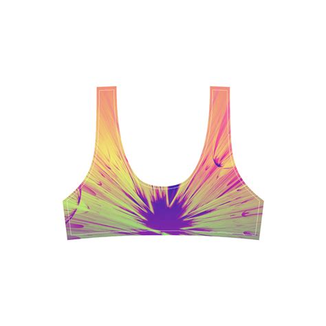 Splat Sport Top High Waisted Bikini Swimsuit Model S Id D