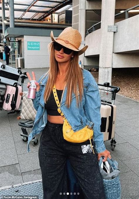 Ferne McCann Shows Off Her Gorgeous Figure In A Pink Bikini And Neon Skirt For Her Pal S Hen Do