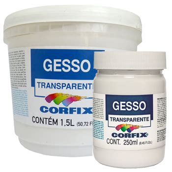 Gesso Acr Lico Corfix Ml Transparente Artes Gerais