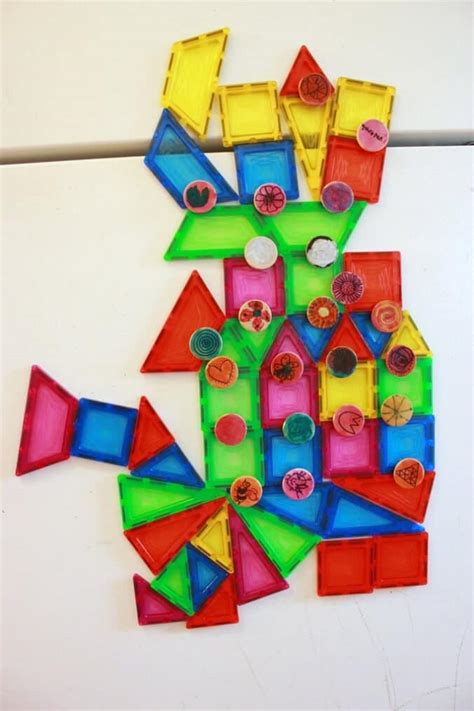 3 Unique Ways to Use Magnetic Tiles For Kids (Including on the Fridge!)