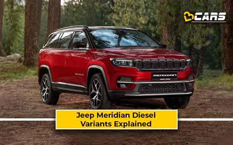 jeep meridian  latest update price list specs