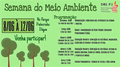 Pinheirinho Dágua Parque Educador Semana Do Meio Ambiente