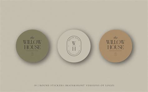 The willow house | Interior design logo on Behance