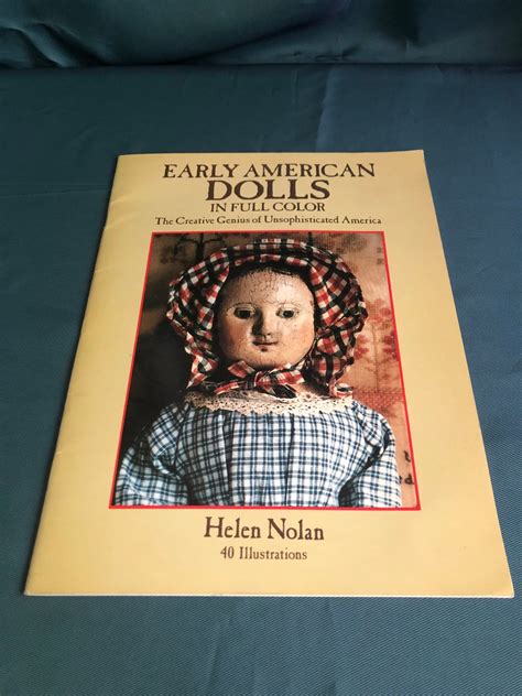 Early American Dolls In Full Colour By Helen Nolan Etsy