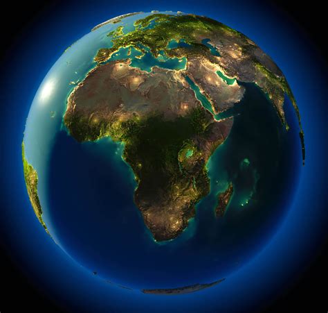 Africa Satellite Map