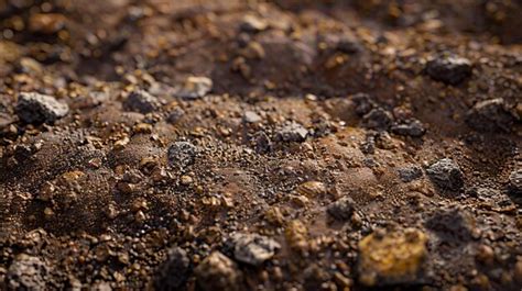 Premium Photo A Close Up Of Dirt And Rocks