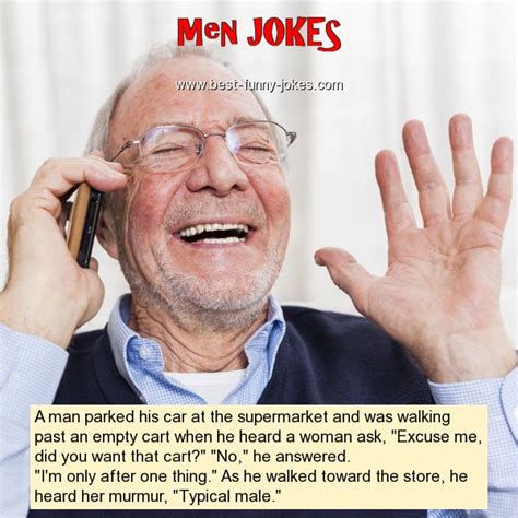 Men Jokes: A man parked his car...