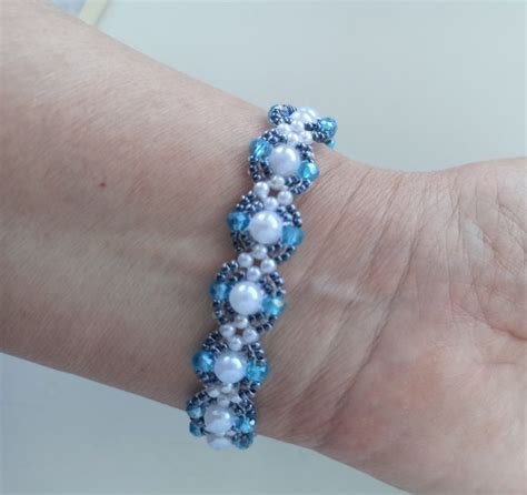 Браслет плетеный: Незабудка в интернет-магазине на Ярмарке Мастеров ...