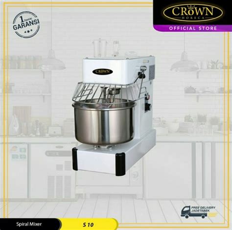 Jual Spiral Mixer Crown Horeca S Liter Watt Garansi Resmi Di