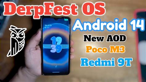 Android Derpfest Os Poco M Redmi T Youtube