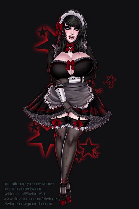 Vika S Maid Outfit Commission For Skar Kitti By Elwinne Hentai Foundry