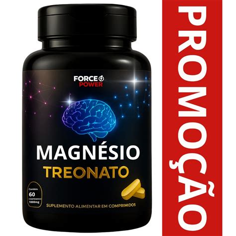 Magnesio Para Memória E Concentração - Magnésio Treonato ORIGINAL Treonina Foco Memória Concentração - ( POTE ...